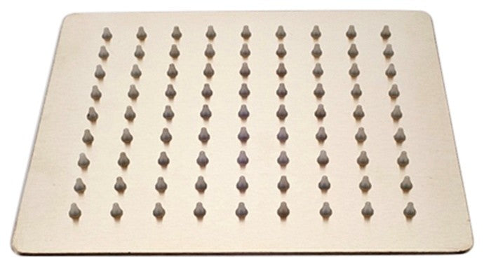 Fontana Brushed Nickel Stainless Steel Rainfall Showerhead, Without LED Lights