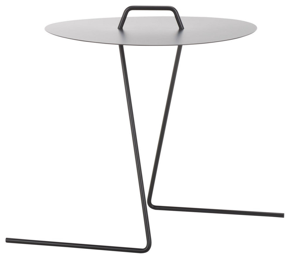 Safavieh Eugenia Side Table, Matte Black