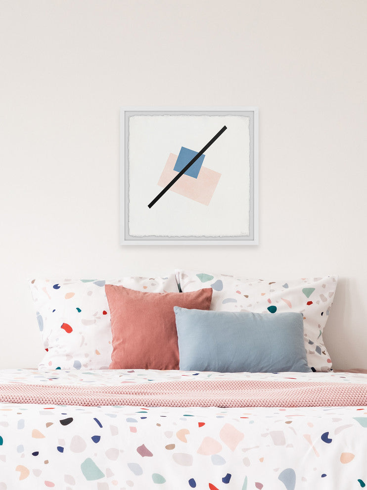 "A Clean Line" Framed Painting Print, 32"x32"