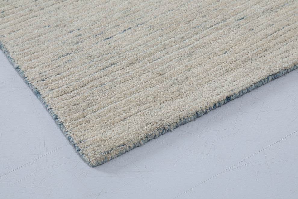 NuStory Surf Hand Tufted Abstract Area Rug in Blue, 7'6" X 9'6"