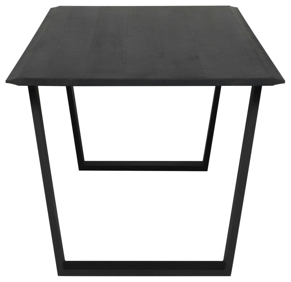 Linea Ebonized Wood Dining Table, HGSR832