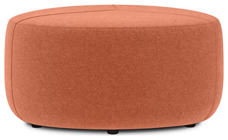 Moore Large Ottoman, Dusty Orange