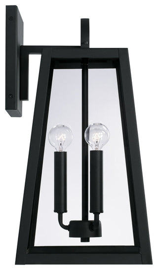 Capital Lighting 943732 Leighton 3 Light 20" Tall Outdoor Wall - Black