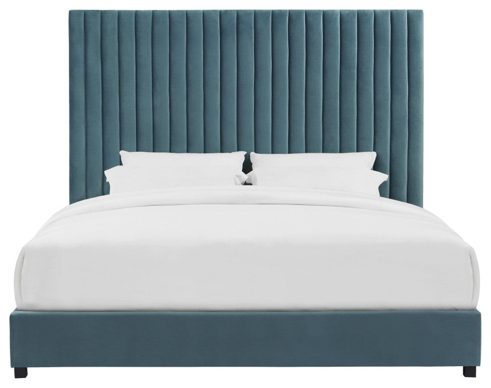Arabelle Sea Blue Bed in Queen