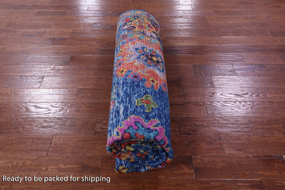 Turkish Oushak Hand-Knotted Wool Rug 8' 2" X 9' 11" - Q14846