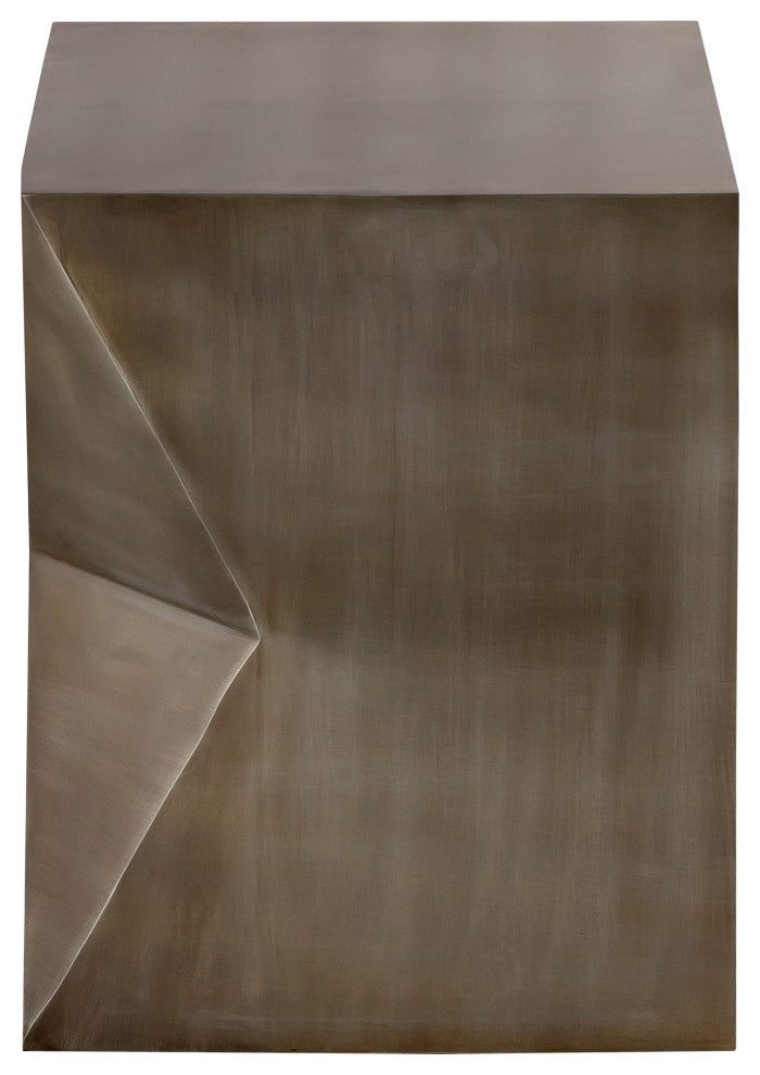 Pasargad Home Aleksy Side Table (Grey)