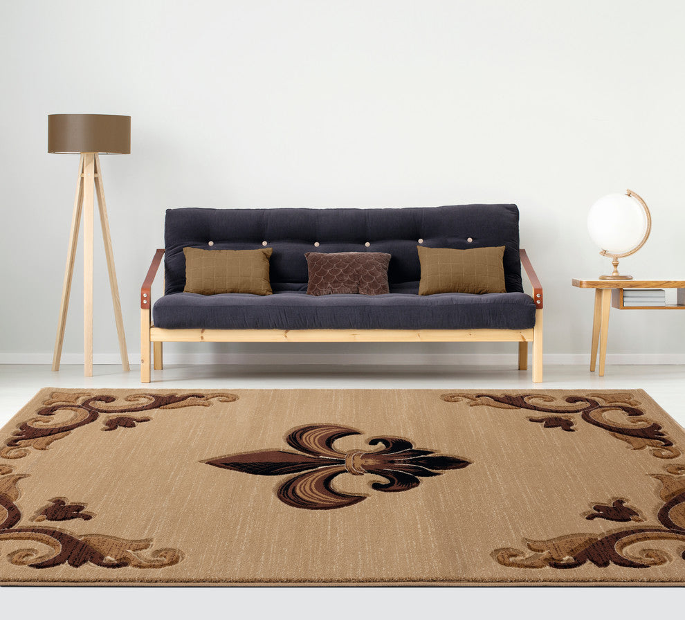 United Weavers Bristol Barnsley Beige Area Rug 7'10x10'6