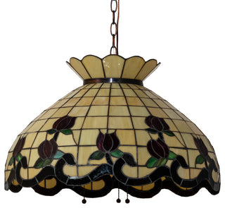 23 Wide Roseborder Pendant