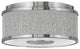 Hinkley Halo Small Flush Mount, Brushed Nickel