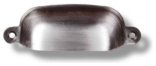 Distressed Nickel RKI Flat Box Cup Pull, RKICF5250DN