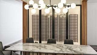 Evolution Wine Wall 30 2C (36 Bottles, Matte Black)