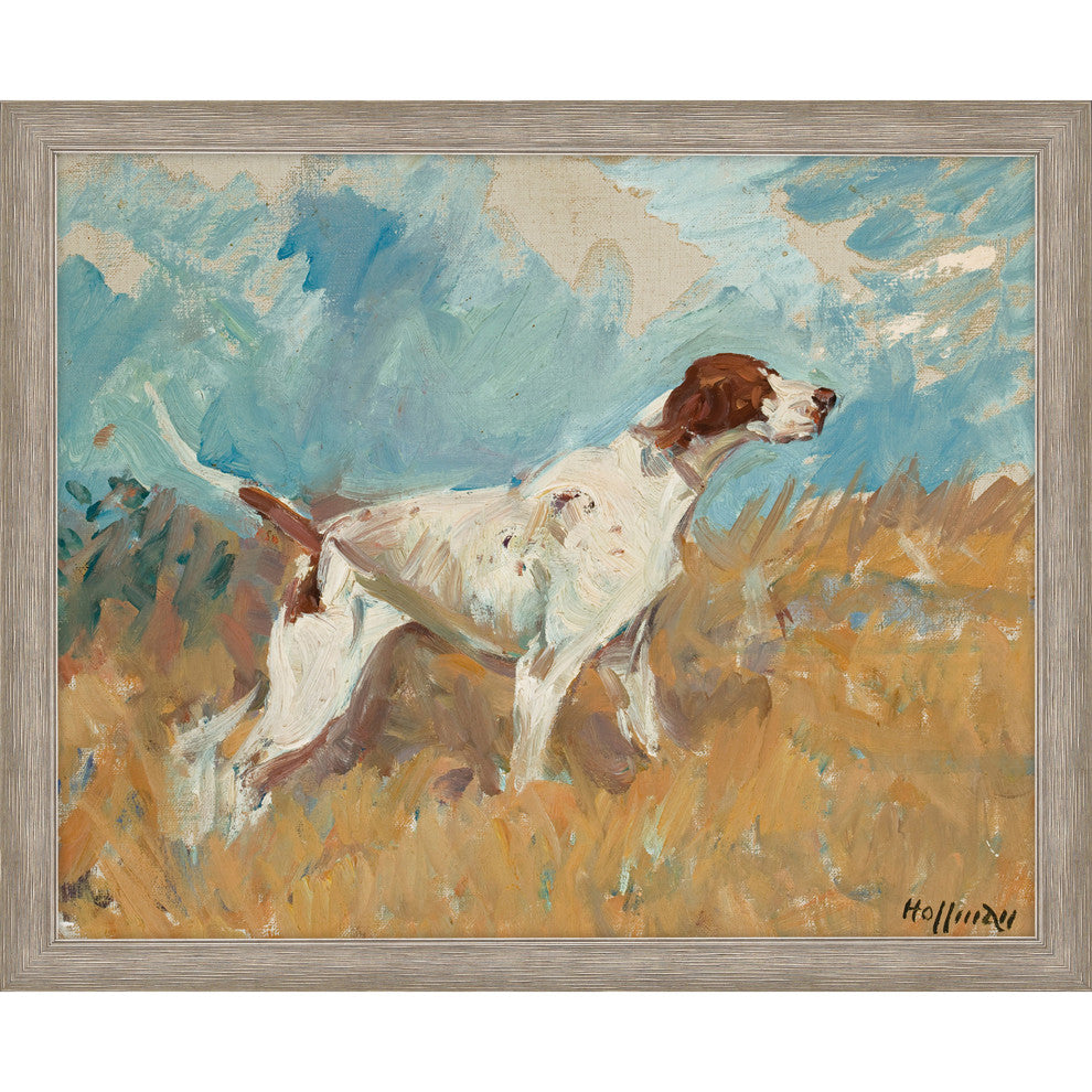 English Setter on Watch Artwork
