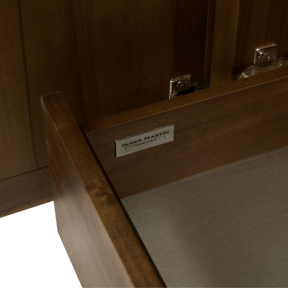 James Martin Marcello Bath Vanity, Chestnut, 36", No Top