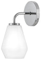 Lark Gio 11.25" Single Bath Vanity Light, Chrome