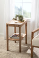 Talcott Wood Side Table, Natural 22x14x26