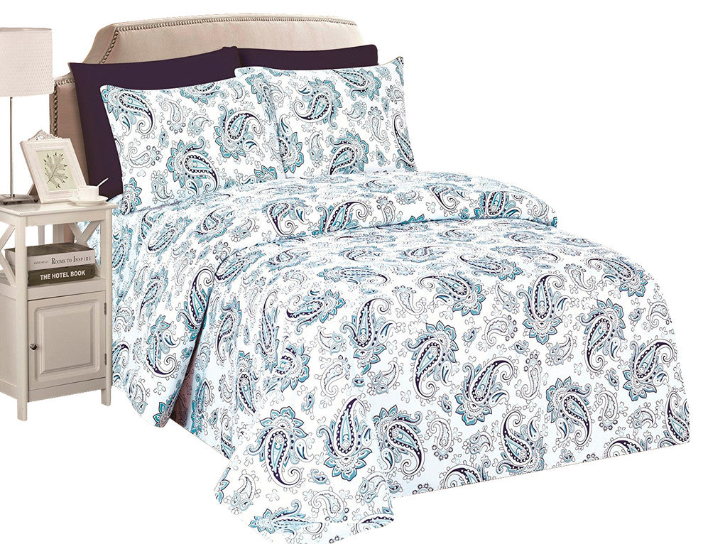 Beverly Hills 1800 Series, Printed Sheet Set, Hubery, Queen