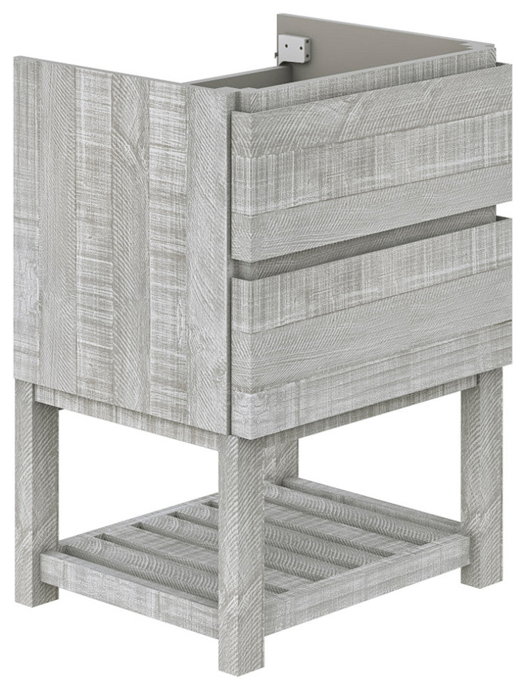 Fresca Formosa Open Bottom Bathroom Cabinet, Sage Gray, 58", Cabinet Only