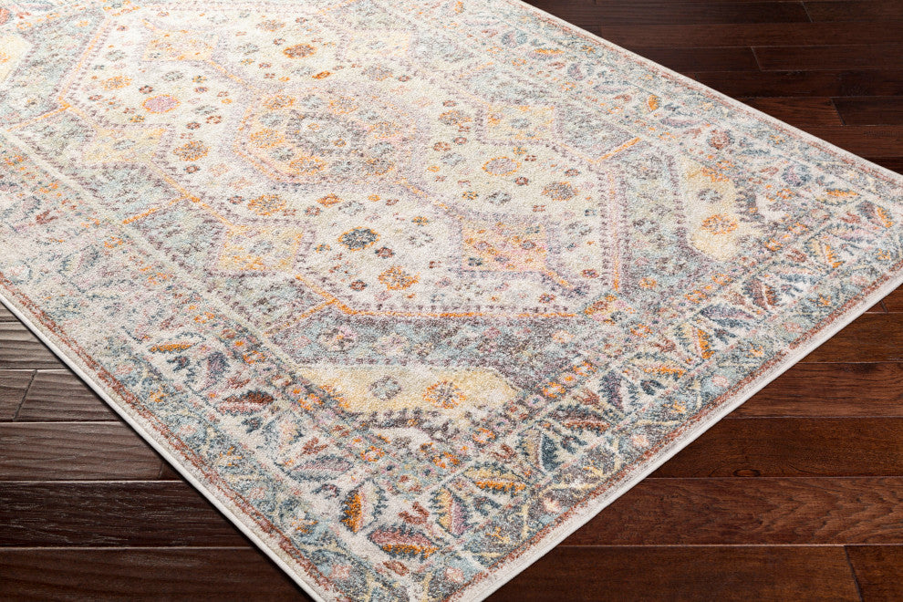 New Mexico NWM-2309 Rustic Colorful/Gray 7'10"x10'3" Area Rug