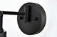 1 Light Black Swing Arm Wall Sconce