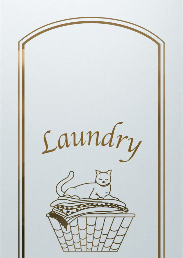 Laundry Door - Cat Nap - Primed - 32" x 84" - Knob on Left - Pull Open