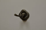 Prescott Robe Hook, Aged Pewter
