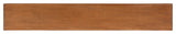Alta Floating Wood Shelf with 5 Posts, Walnut Brown, 36x5x5