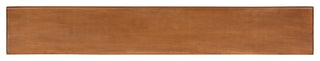 Alta Floating Wood Shelf with 5 Posts, Walnut Brown, 36x5x5