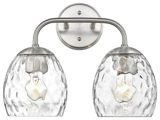 2 Light 15.125" Brushed Nickel Vanity Light