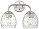 2 Light 15.125" Brushed Nickel Vanity Light