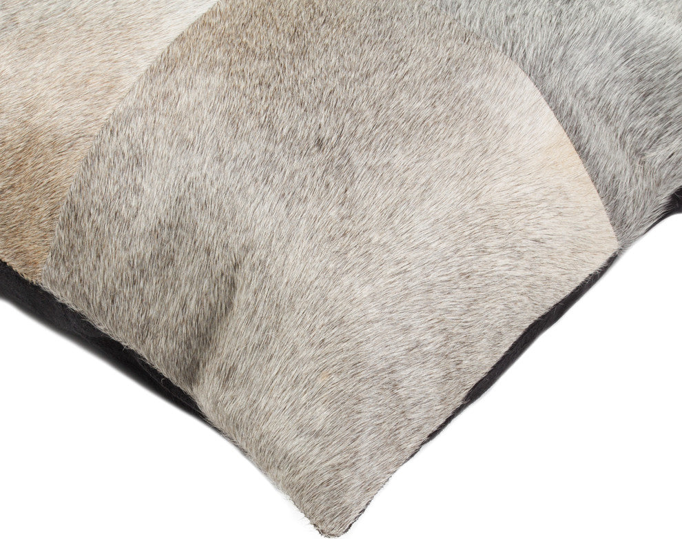 2-Pack Torino Quattro Pillow 18"x18", Gray