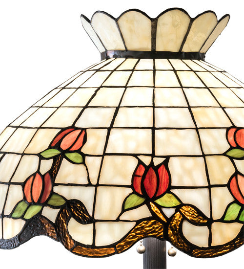 Meyda Lighting 228514 62" High Roseborder Floor Lamp