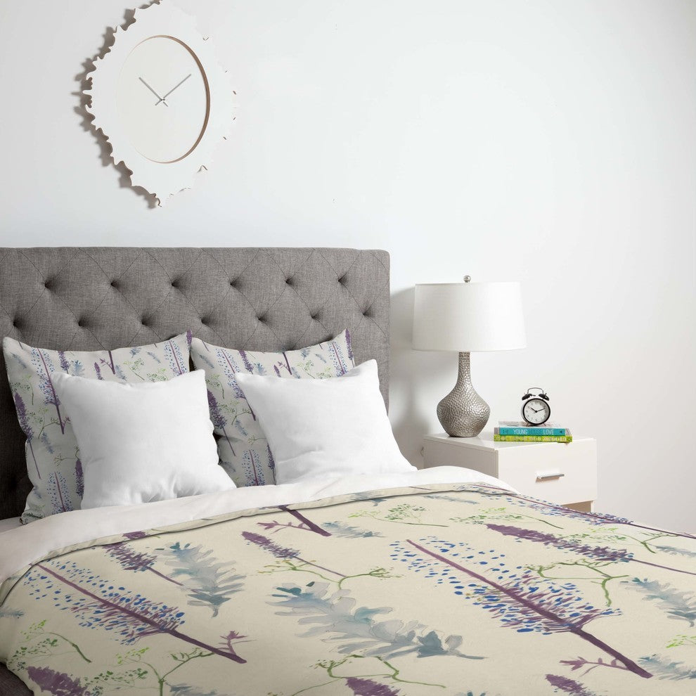 Deny Designs Rachelle Roberts Winter Pinecone Duvet Cover - Lightweight