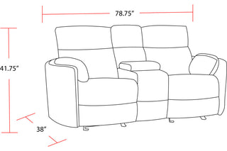 Radius Mineral Power Reclining Sofa and Recliner