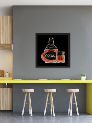 "Cognac Me II" Framed Painting Print, 32"x32"