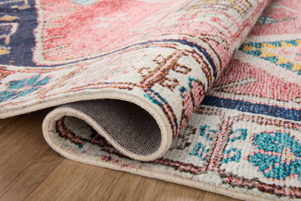 Loloi Fiona Rust/Navy 7'6"x9'6" Area Rug