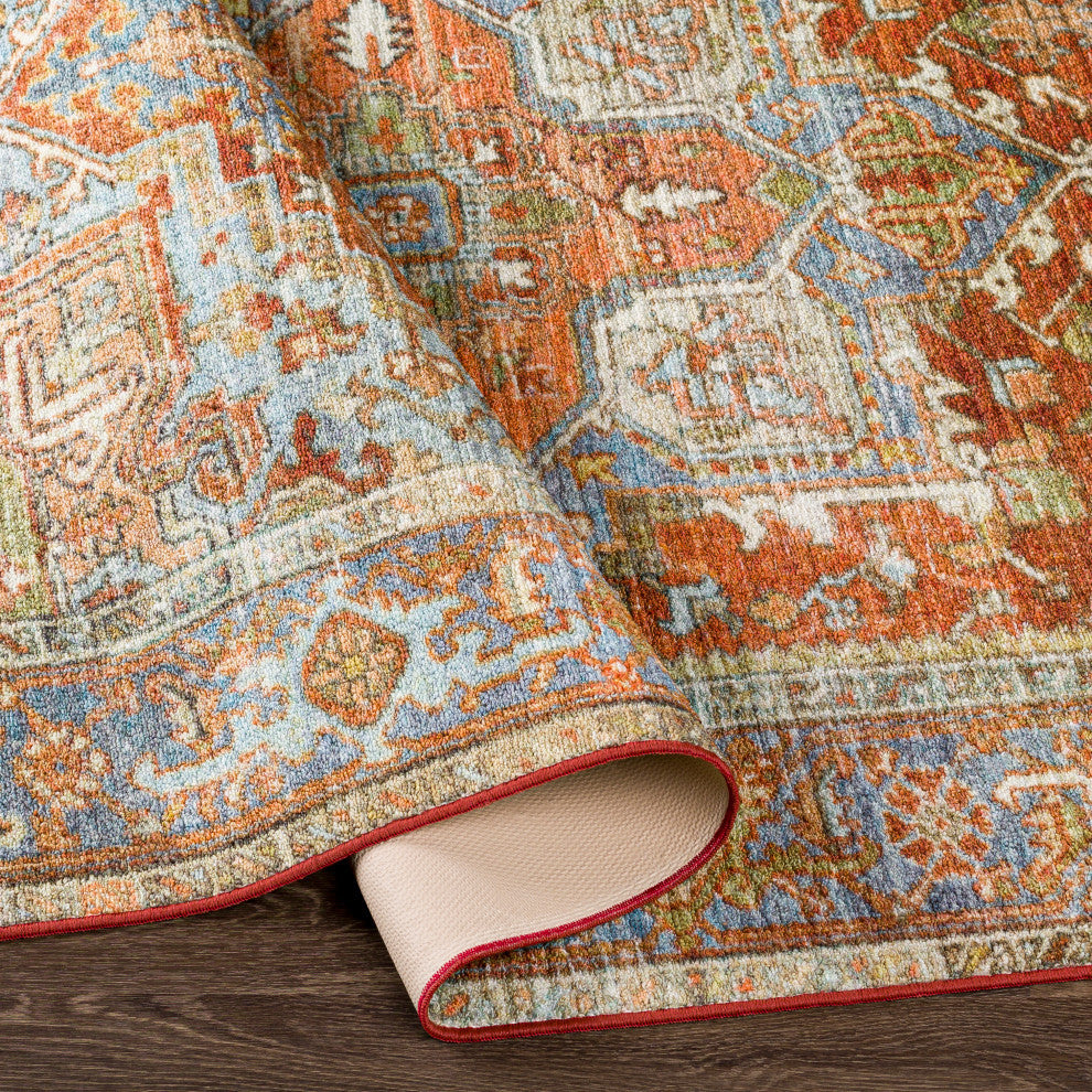 Leicester LEC-2306 6'7"x9' Machine Washable Rug