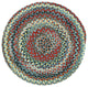 Capel St. Johnsbury Medium Blue 0440_400 Braided Rugs - 9' 6" Round