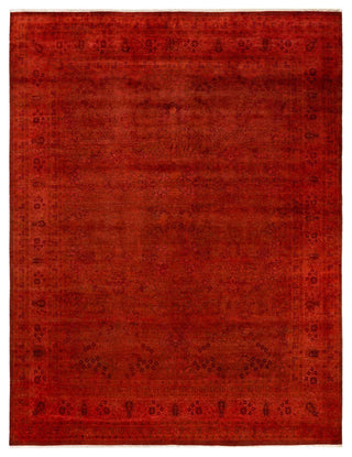 Fine Vibrance, One-of-a-Kind Hand-Knotted Area Rug Orange, 8'1"x10'7"