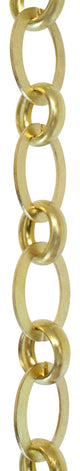 RCH Hardware Brass Loop Chandelier Chain, 3', Acid Dipped, U40