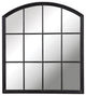 Uttermost Lyda Aged Black Arch Mirror