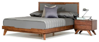 Nova Domus Soria Gray and Walnut Bed, California King