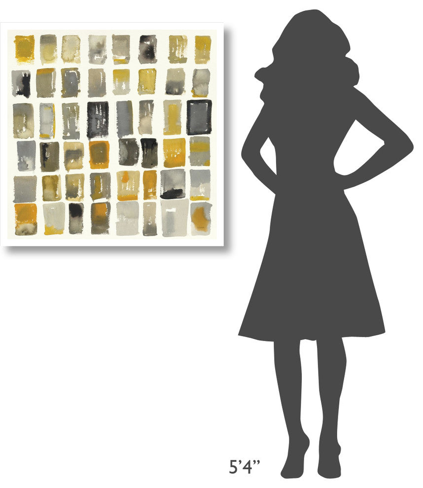"City Windows II" Digital Paper Print by Shirley Novak, 32"x32"