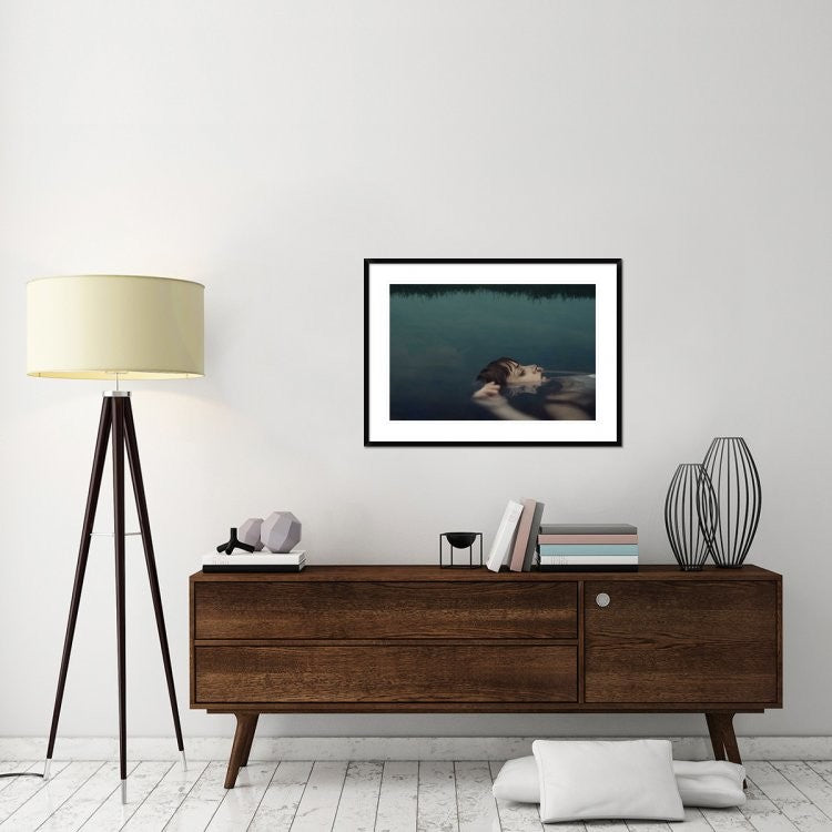 "Ophelia" Framed Digital Print by Claudia Mendez Cordero, 38"x28"