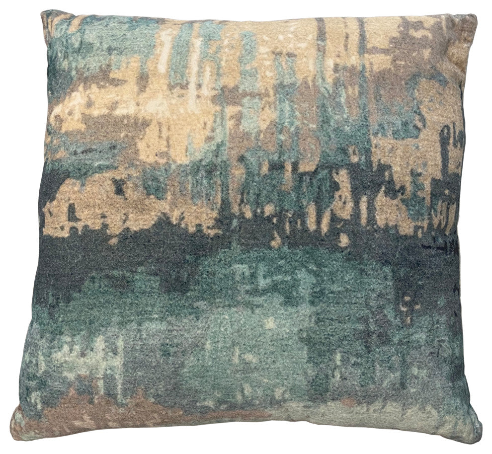Decor Maisonette Payton Throw Pillow, Teal Green 20"x20"x4"