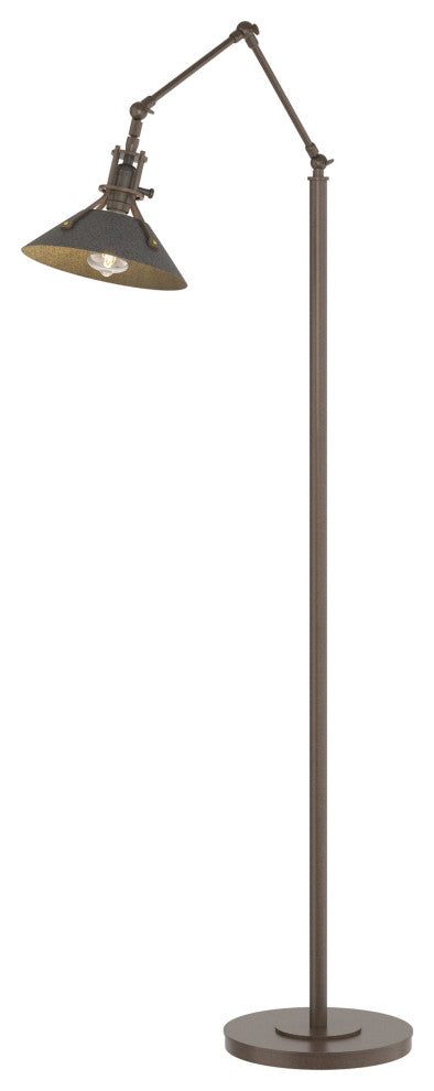 Henry Floor Lamp, Bronze, Natural Iron Accents