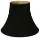 Royal Designs True Bell Lamp Shade, Black, 4"