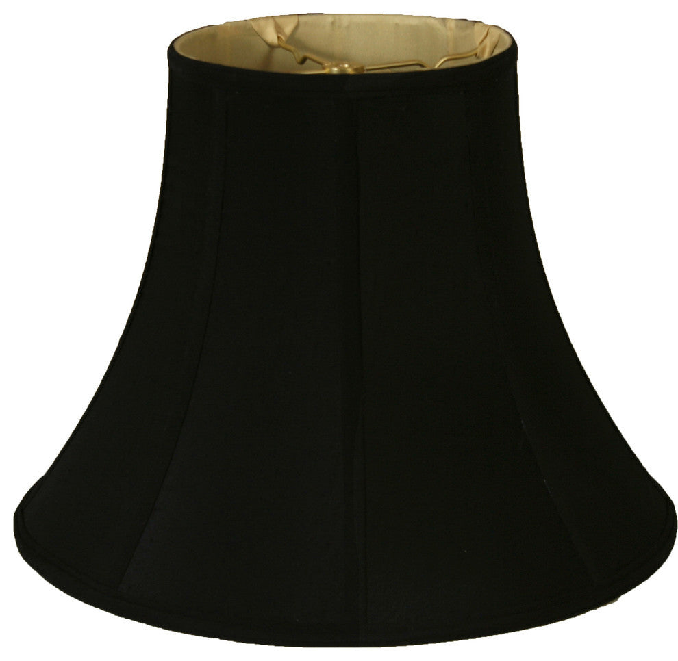 Royal Designs True Bell Lamp Shade, Black, 4"