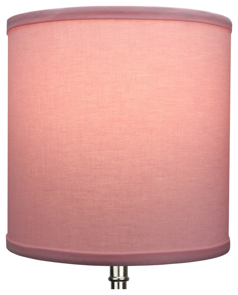 FenchelShades Drum Lampshade 10"x10"x10", Linen Peony