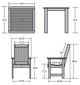 Springville 5-Piece Square Dining Set, Weathered Acorn, Harbor Gray