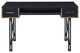 2 Drawers Computer Desk, Black Finish